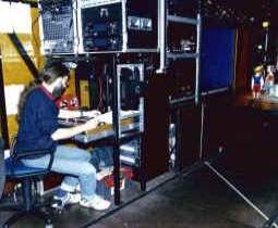 1st German Tour Augsburger Puppenkiste 1998/99 - The stage in funktion Sound- and Light-Master-Mix